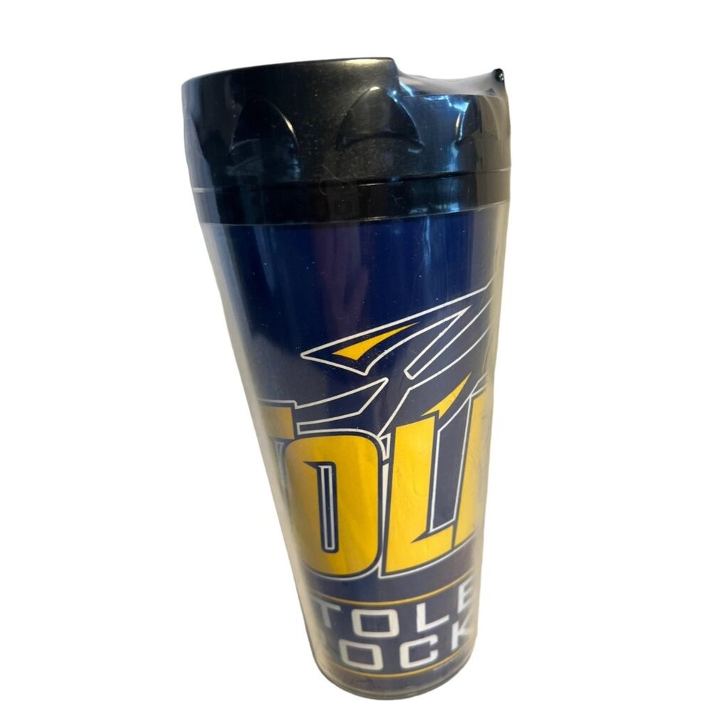University Of Toledo Rockets Blue & Yellow Travel Mug - Picture 2 of 5